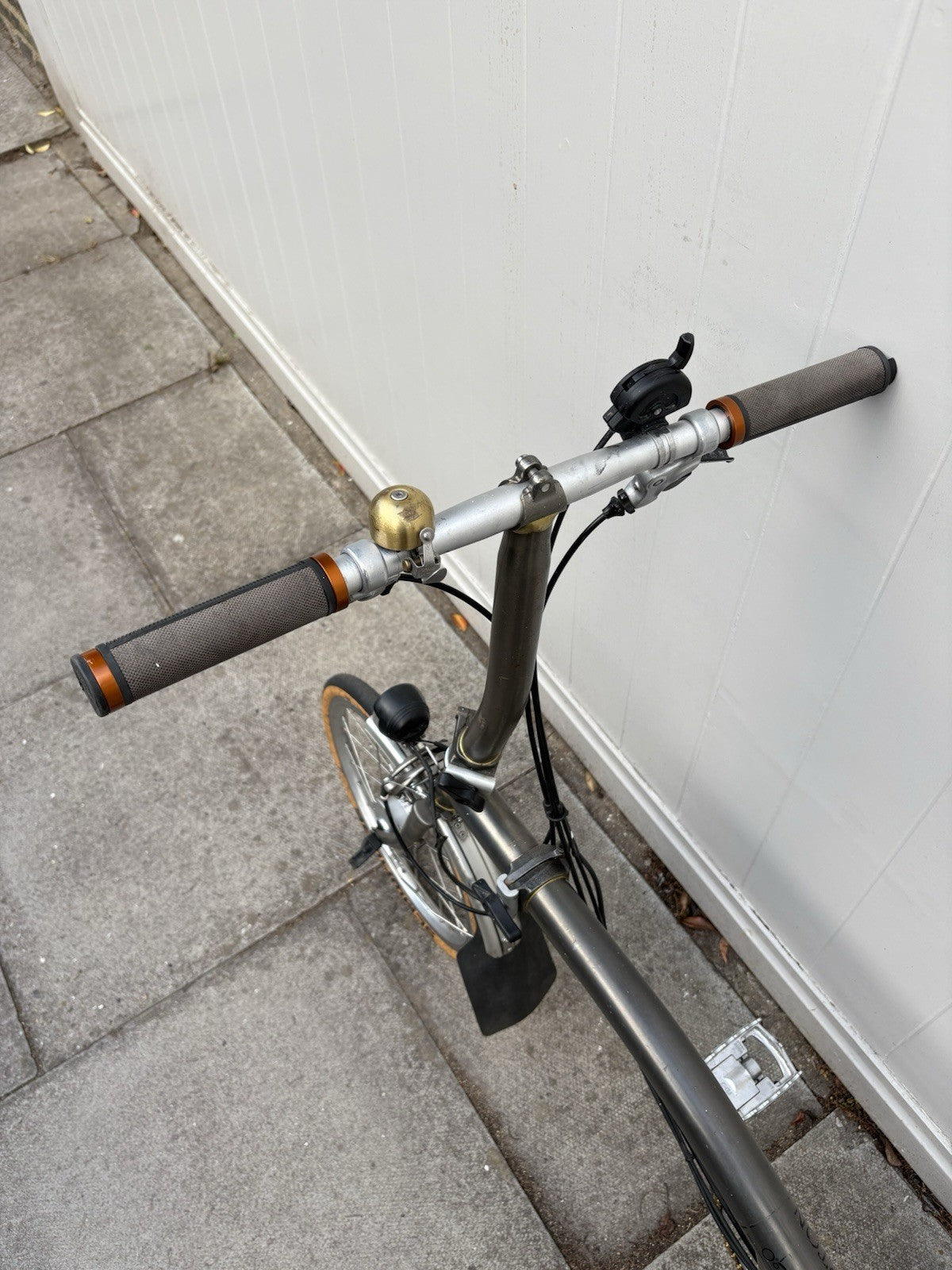 2015 Brompton Raw Lacquer Folding Bike 3 Speed