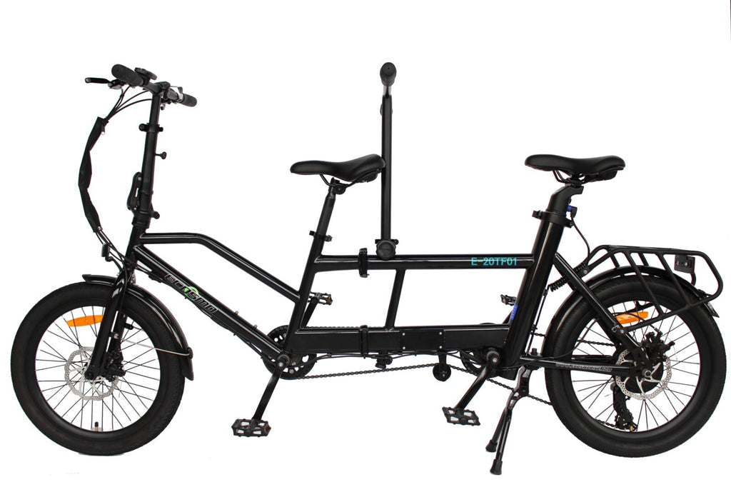 20" Folding Tandem bike,DISC,250W Rear Torque,36V 10AH, £600 off-E20TF01BLR