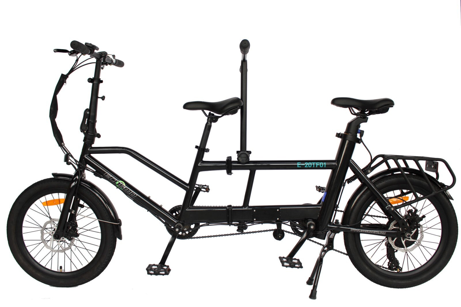 20" Folding Tandem bike,DISC,250W Rear Torque,36V 10AH, £600 off-E20TF01BLR