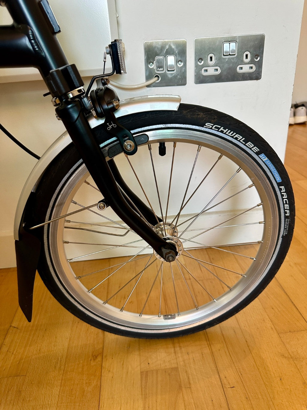Brompton Folding Bike C Line 3 Speed Black 2018 - Excellent Condition