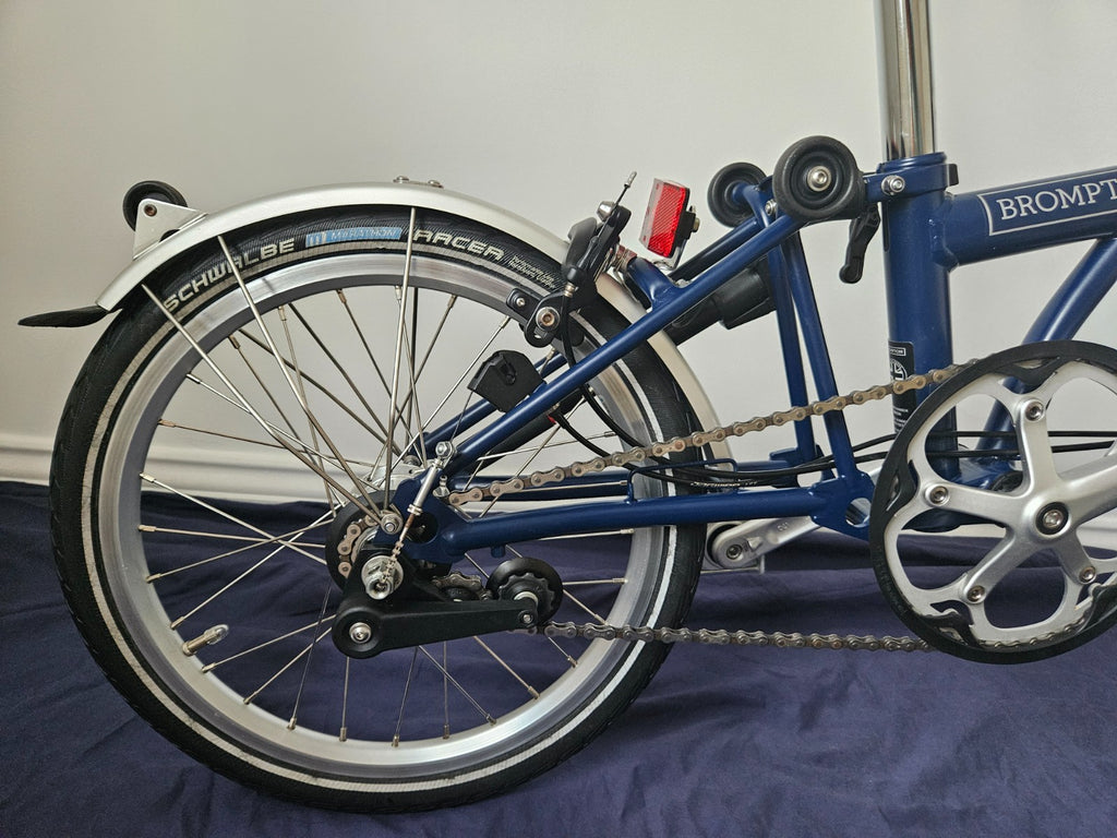 Brompton M3L - 3 Speed - C Line - Mid- Tempest Blue