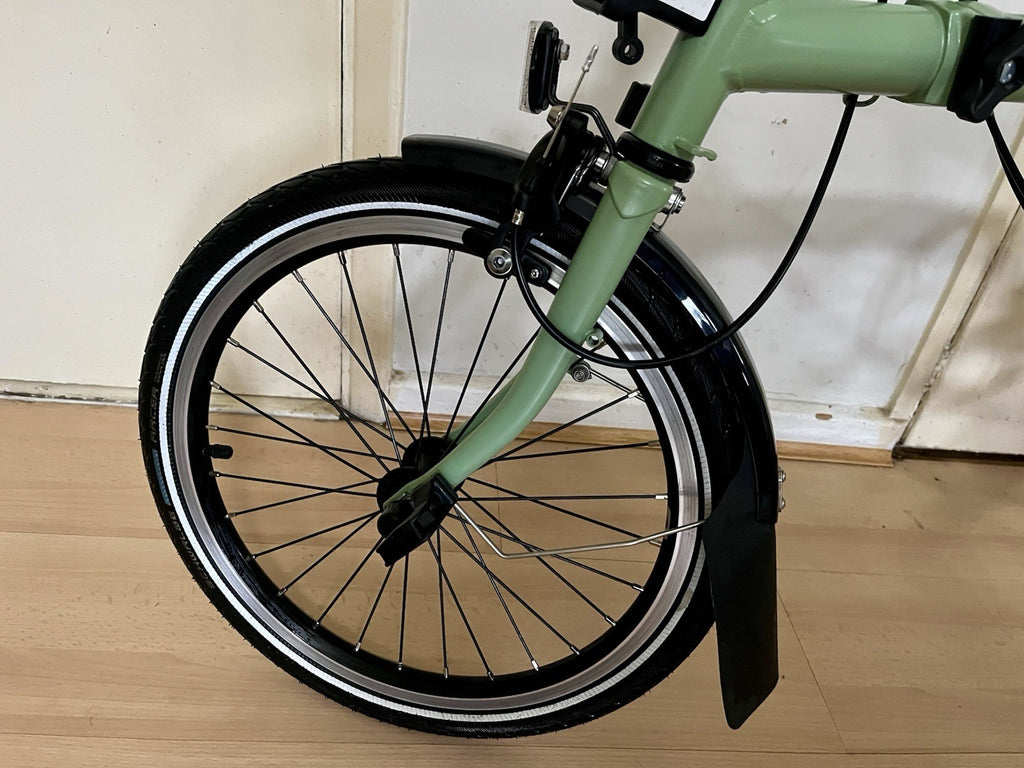 Brompton C Line Urban Folding Bike Matcha Green Excellent Condition