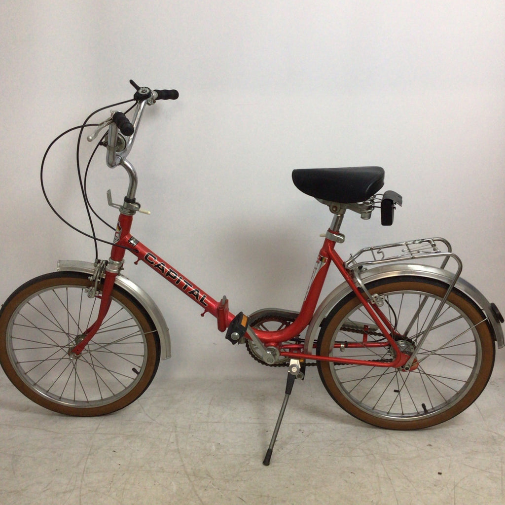 Vintage CTC German Folding Bike Lightweight 3 Gears 16" Wheels Capital Chelsea