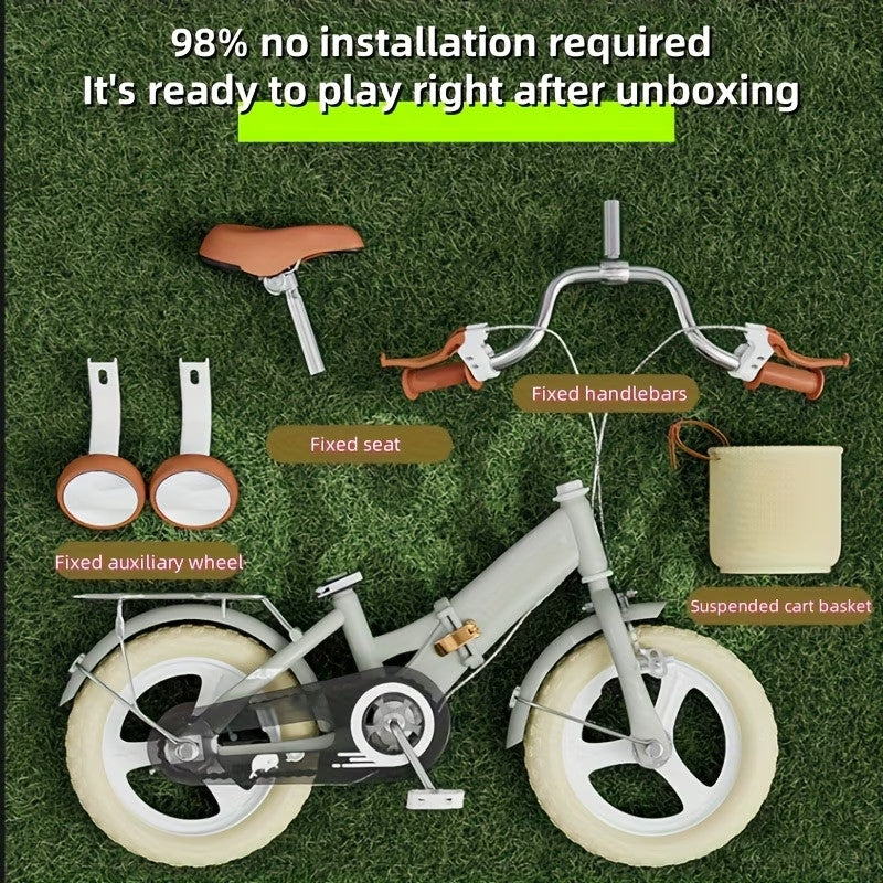 12-20Inch Kids Bike for 2-12 Year-Old Children Girls Bicycle Cycling Stabiliser.