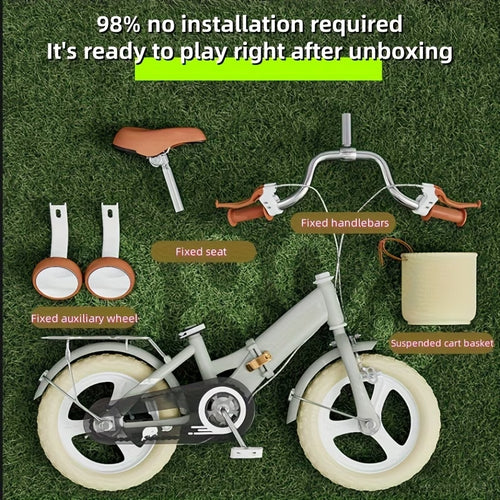 12-20Inch Kids Bike for 2-12 Year-Old Children Girls Bicycle Cycling Stabiliser.