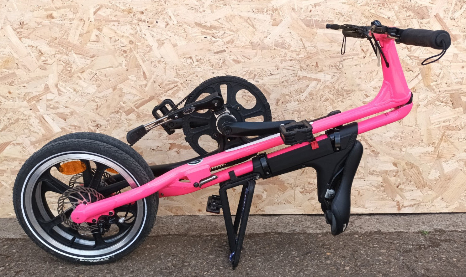 Strida LT Belt Drive Folding Bicycle, 2020, PINK, Disc Brakes, Made in Taiwan