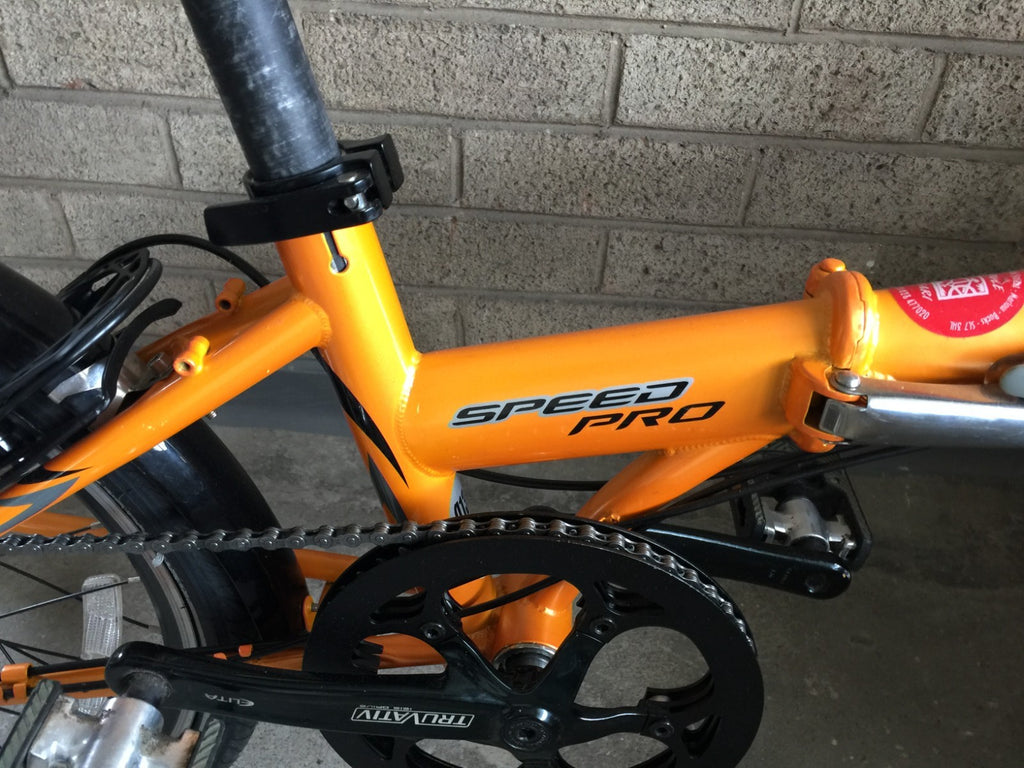 Dahon Speed Pro folding bike fitted with brand new Magura hydraulic brakes