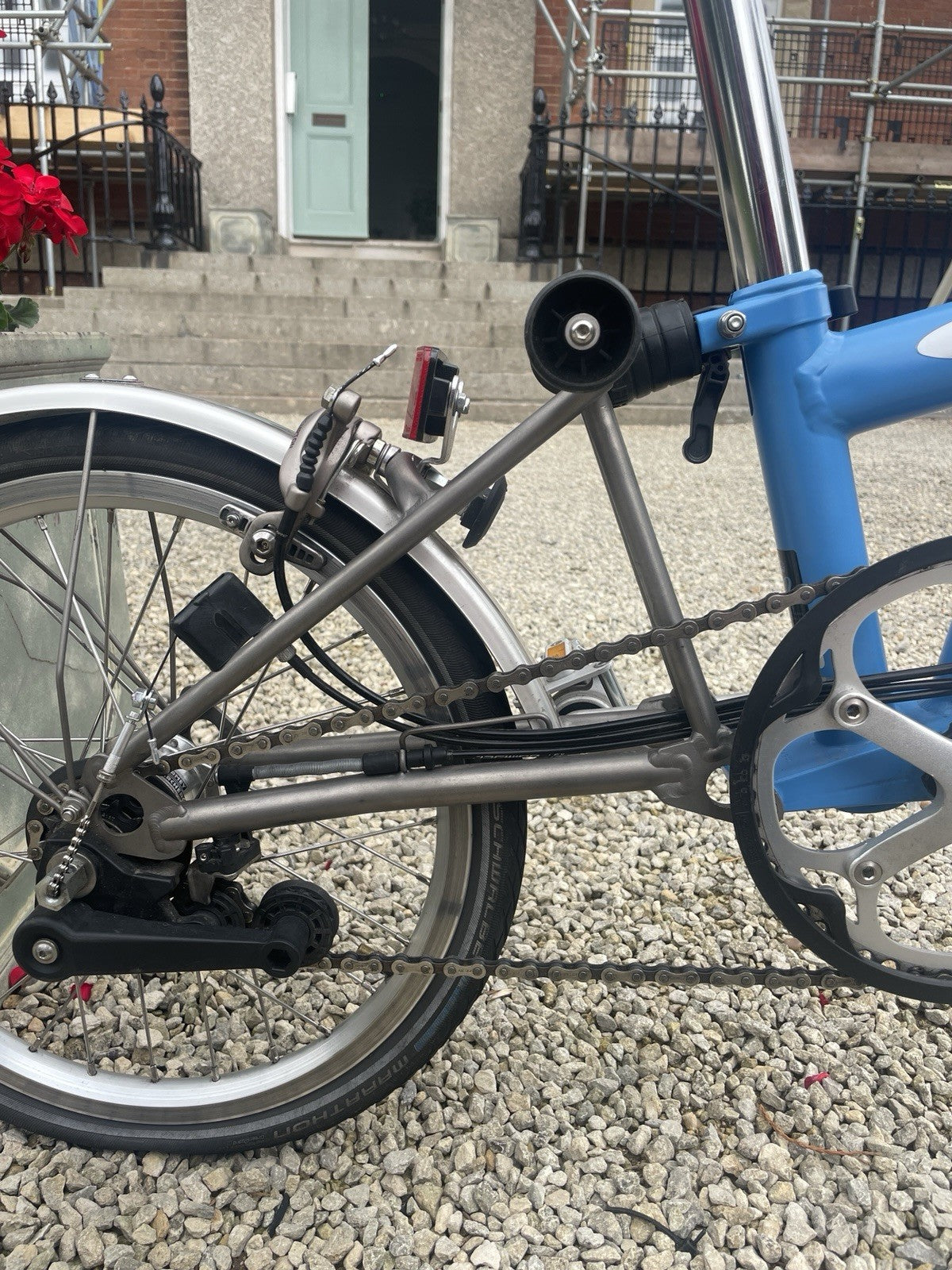 Brompton M6L-X Superlight Titanium 6 Speed - Tempest Blue - Excellent Condition