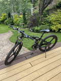 Eurobike G7 Adult Folding Bike 27.5 Inch Mountain Bike 21 Speed 27.5” Wheels