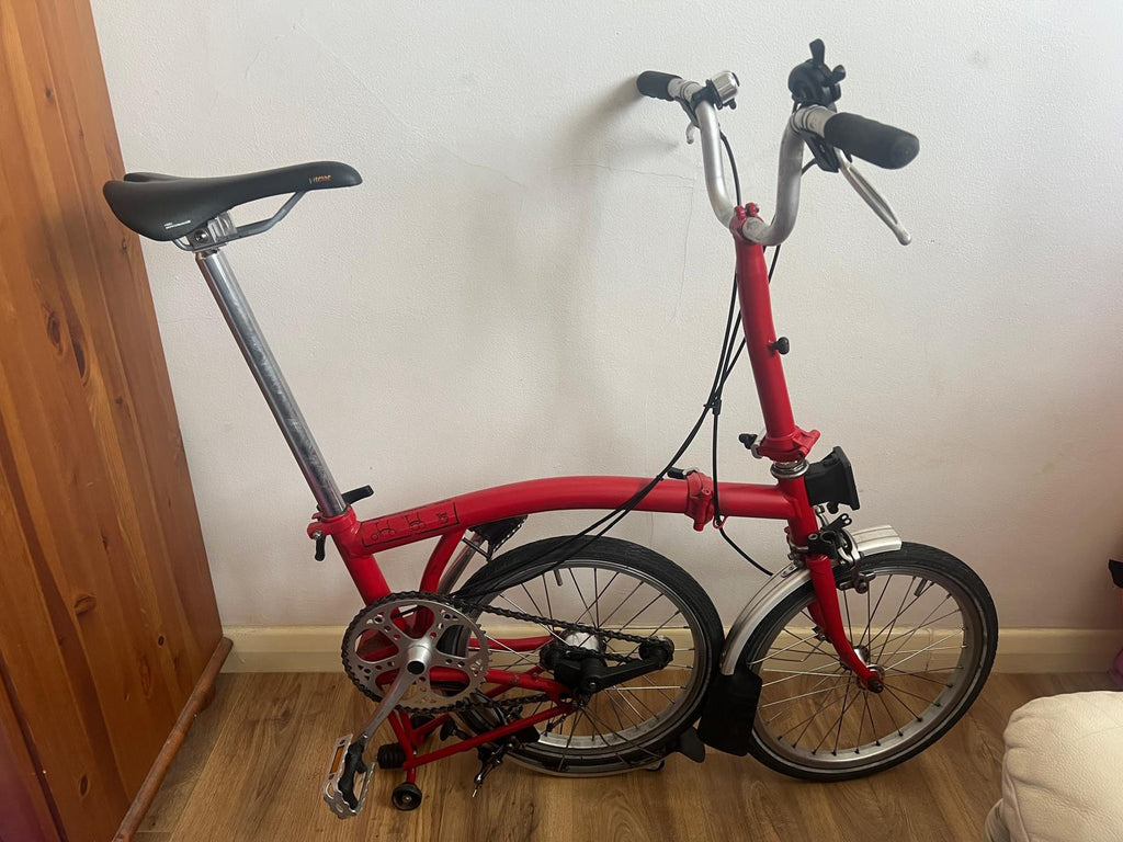 Brompton C Line M3L (3 Speed)  folding bicycle - Black