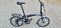 Carrera Intercity Folding Bike 20” Aluminium 6 Speed Rack Mudguards Excellent
