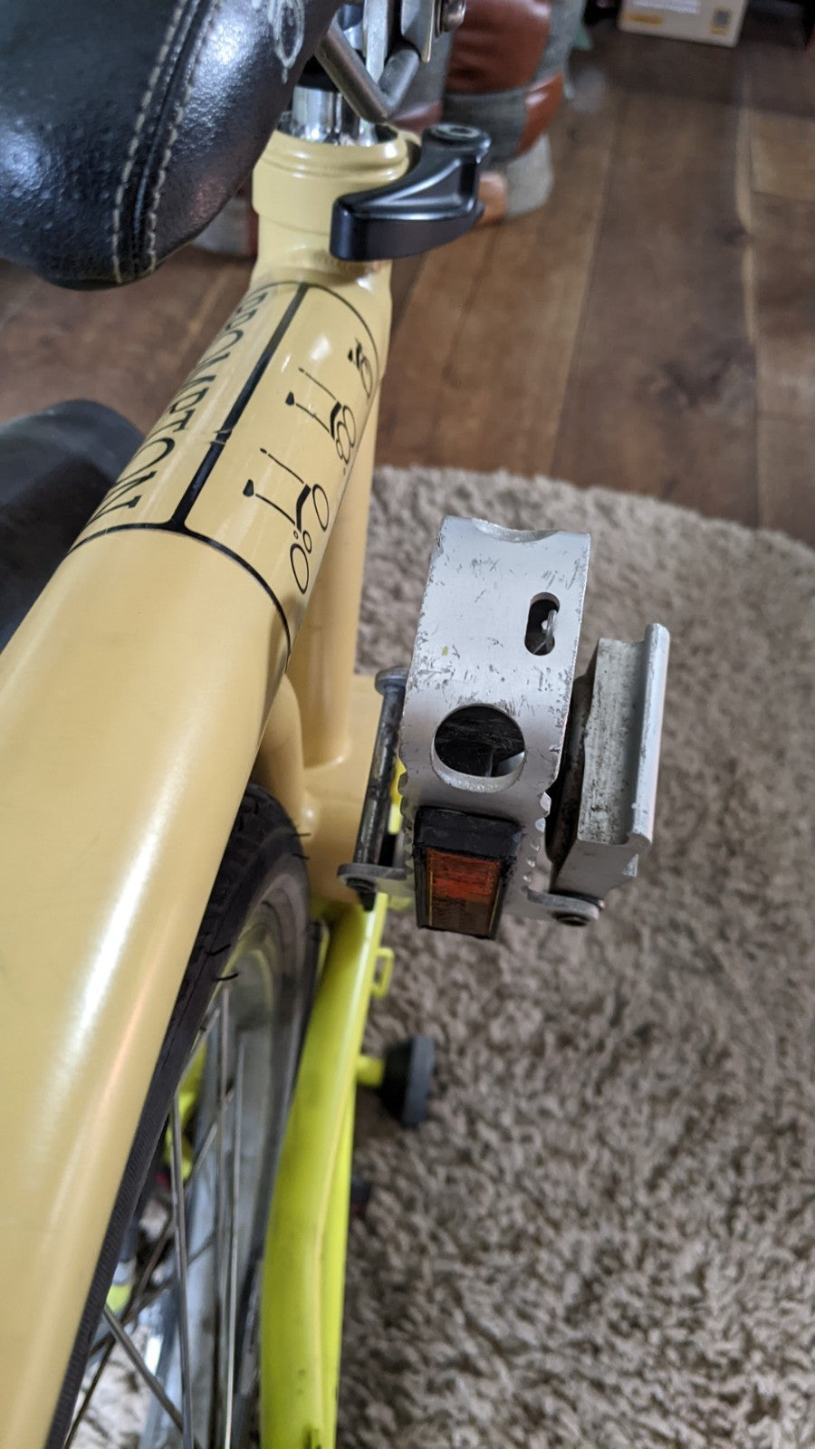 Brompton 3-speed folding bicycle, all original, little use, test ridden working