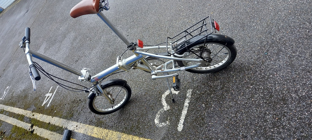Folding Bike Kentex Silver Colour