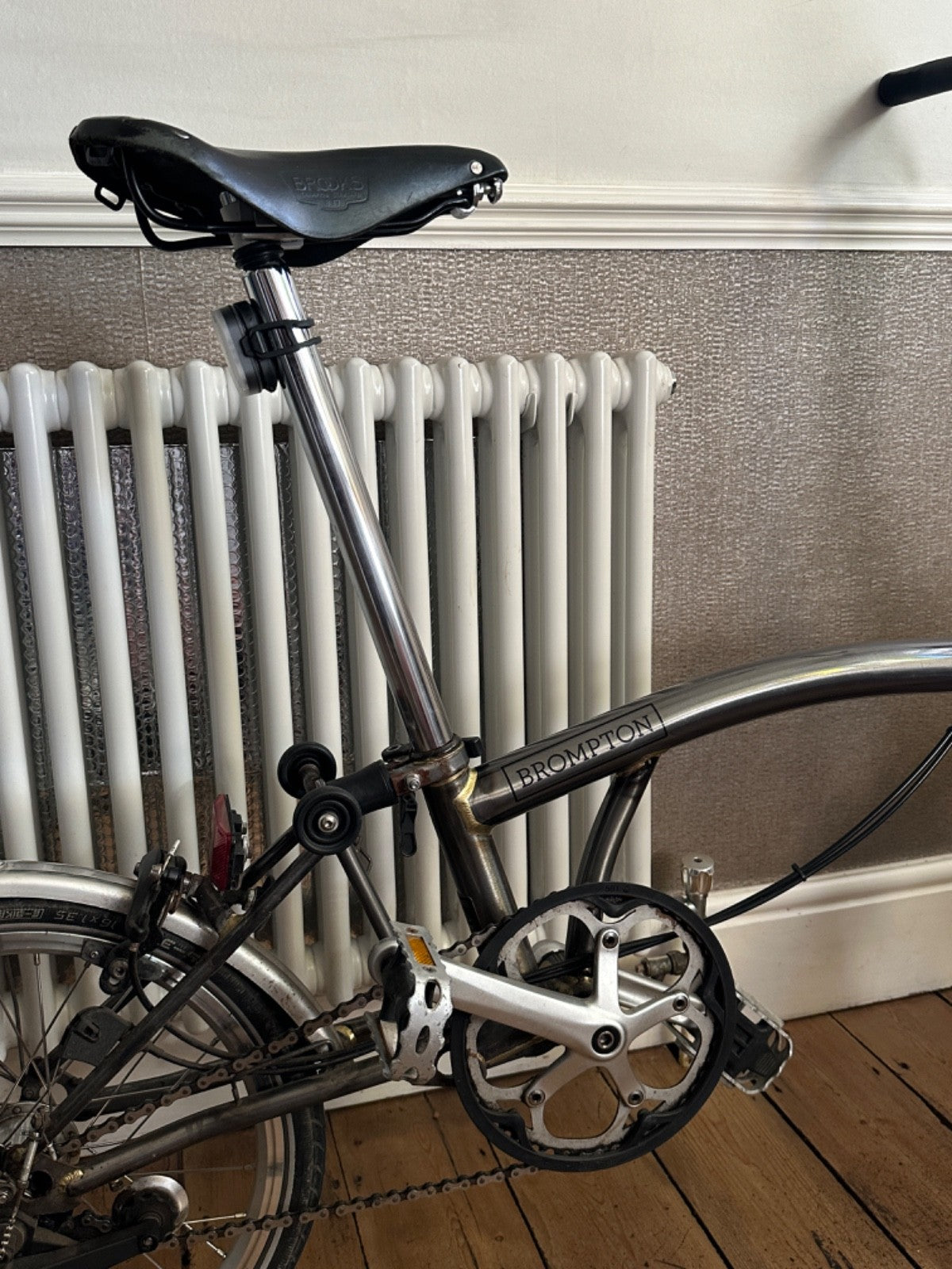 Brompton M3L raw lacquer