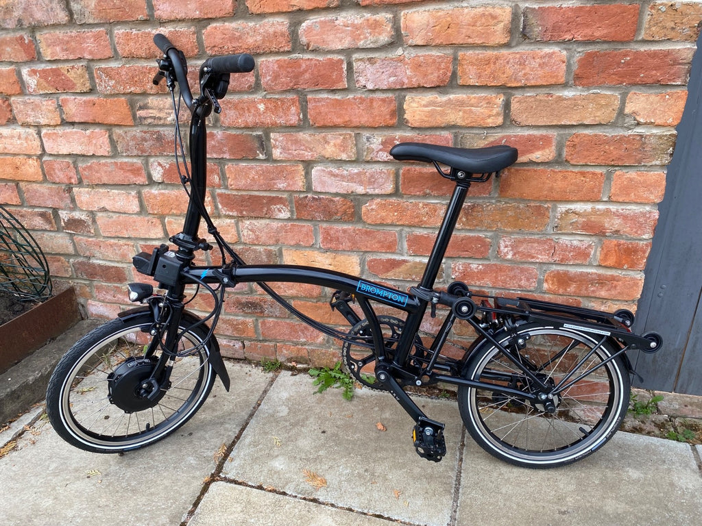 Brompton Electric C Line 6 Speed Folding Bike 2023 - Black - New RRP £2995