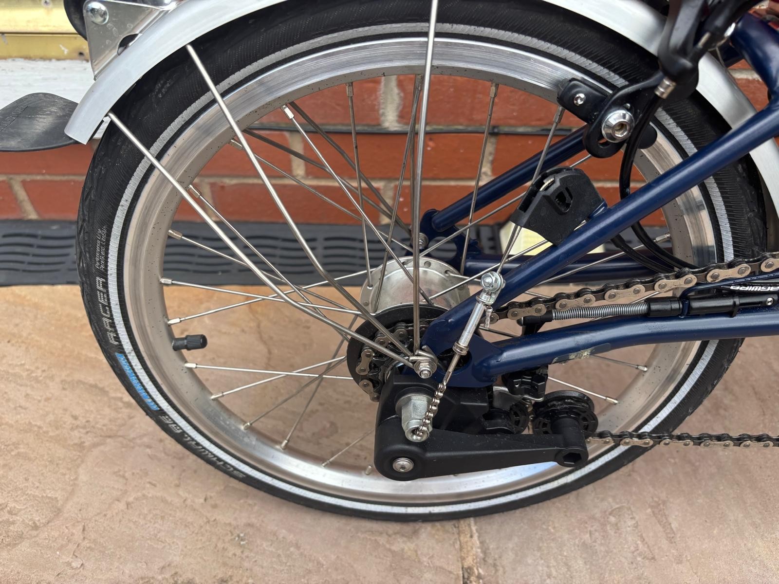 Brompton 2019 M6L C Line Cobalt Blue Excellent Condition