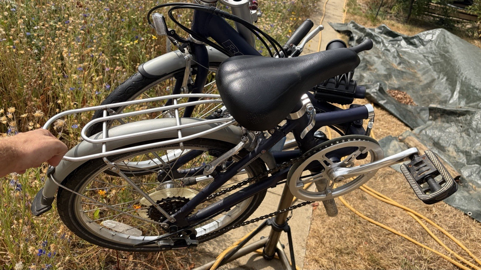 Dahon Revolution Compact 20in Folding Bike Blue/Silver  Brompton