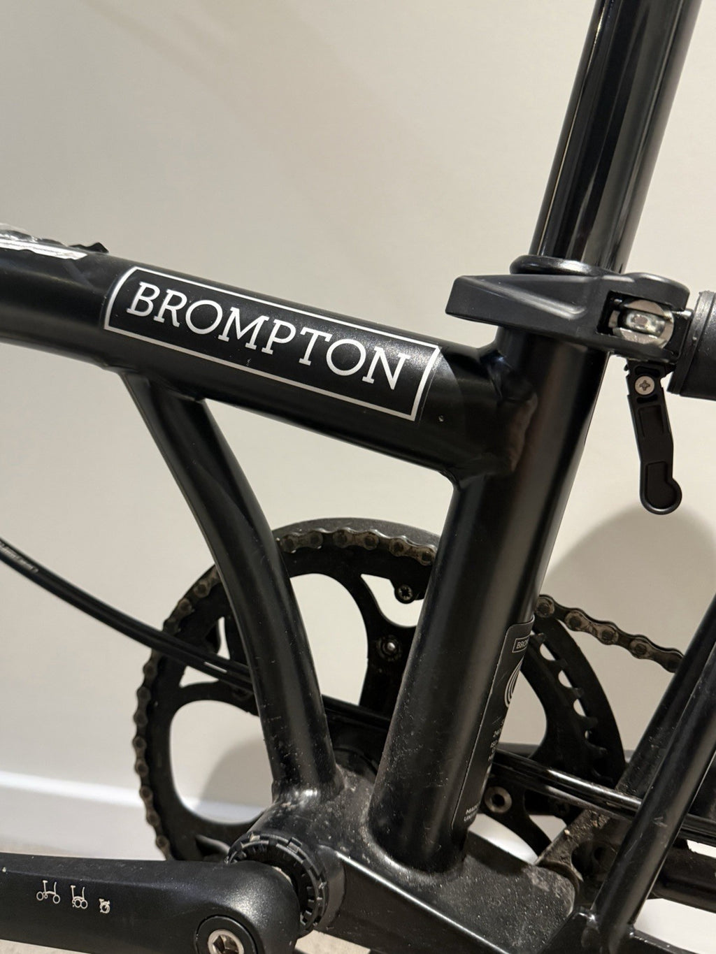 Brompton 2024 C Line 2-Speed Black Folding Bike