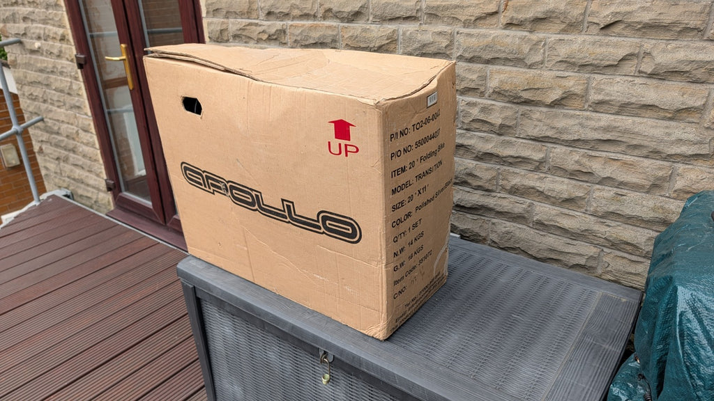Apollo Transition folding bike, unused boxed, ideal caravan/canal boat/camping