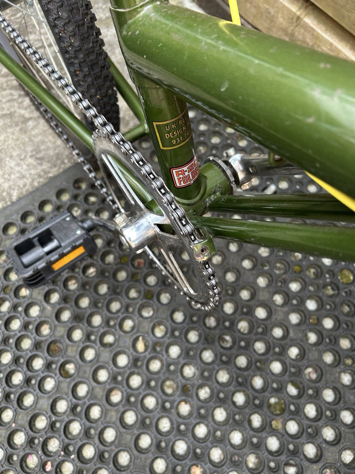 Vintage Customised Early 1970s Raleigh Stowaway Folder
