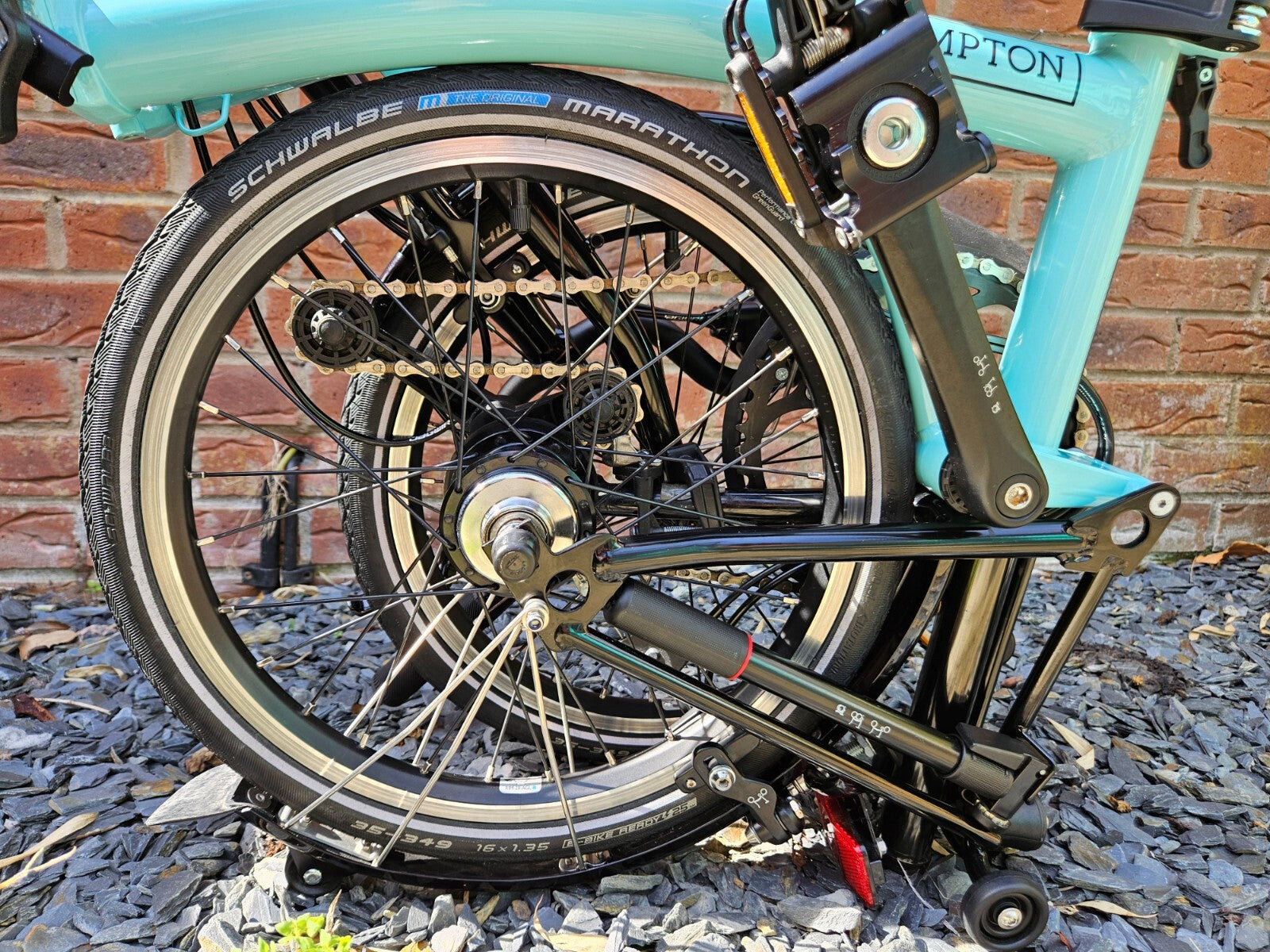 Brompton C Line Explore M6L Black Edition Turkish Green Excellent