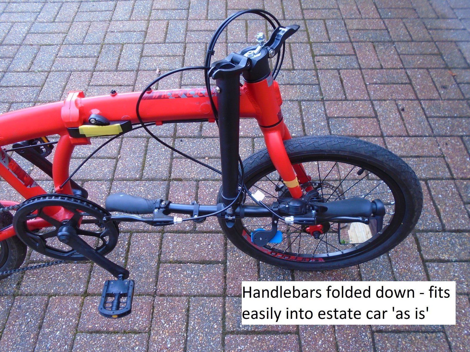 Carrera 20" Red Folding Bike – Very lightly used, see pics for full detail