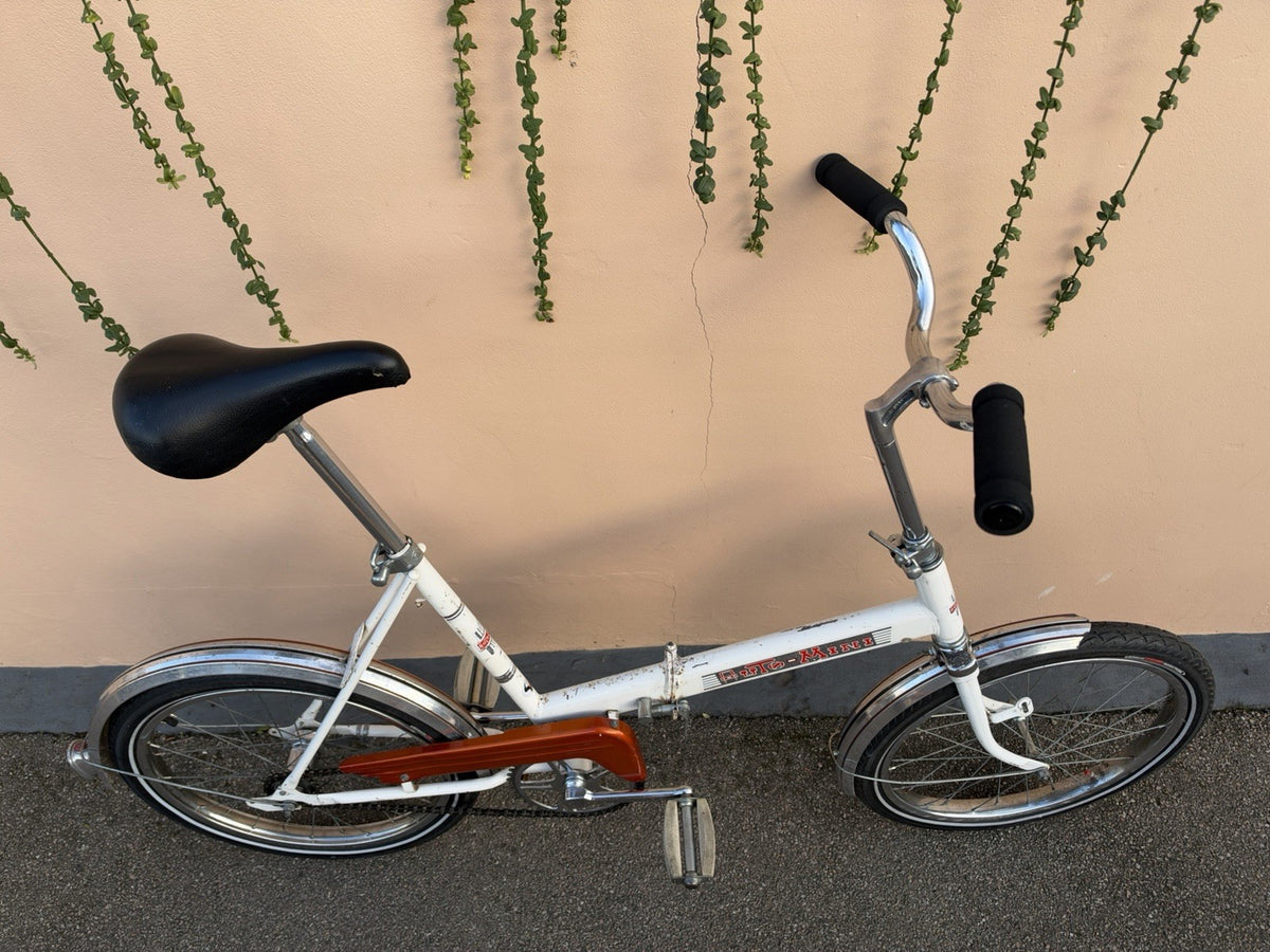 Vintage 70’s Auto-Mini Folding Bicycle Bike Cycle Fold Up Folder Compact London