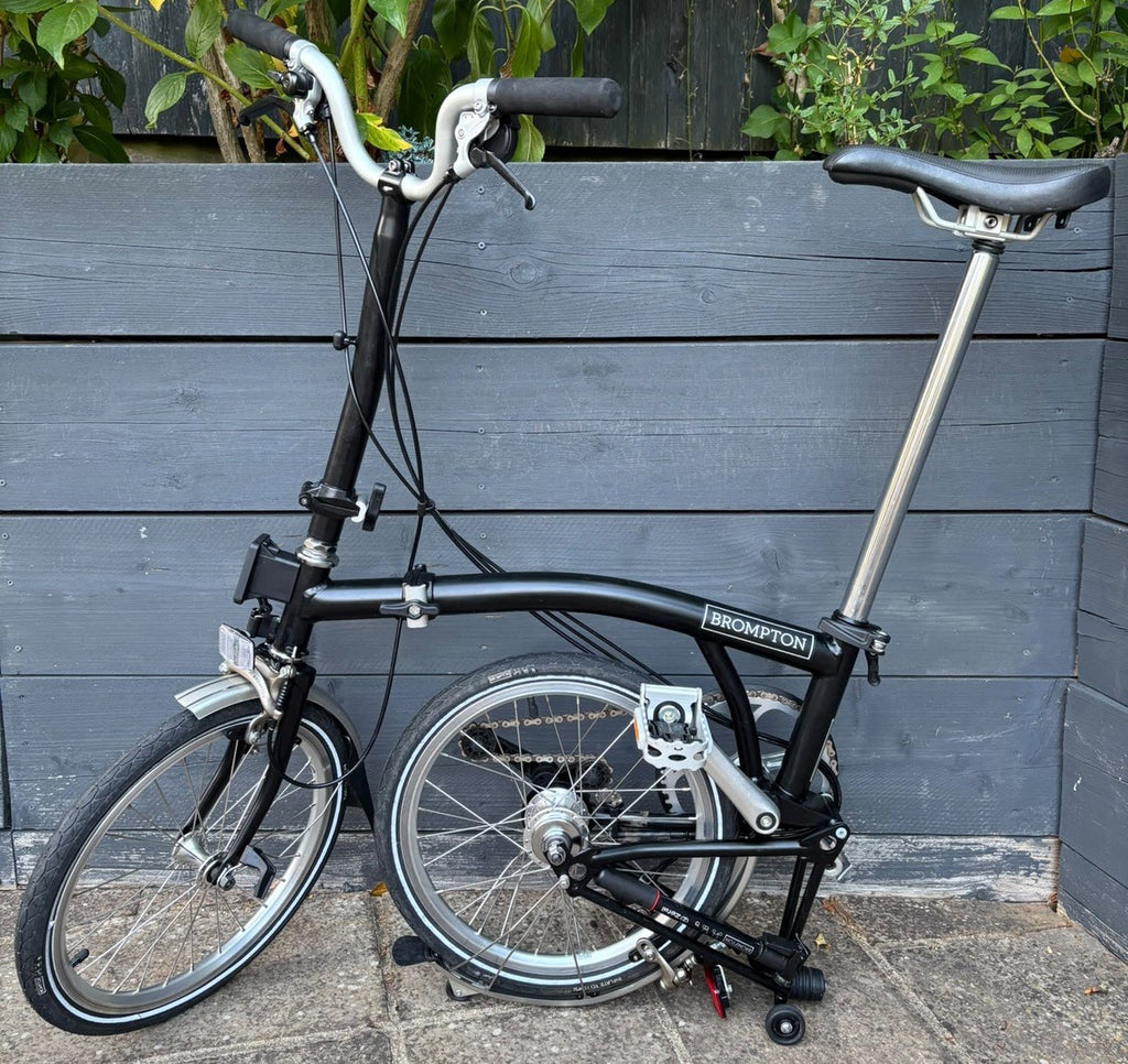 2017 Brompton H6L (Higher) C Line Folding Bicycle 6 Speed - Hardly Used
