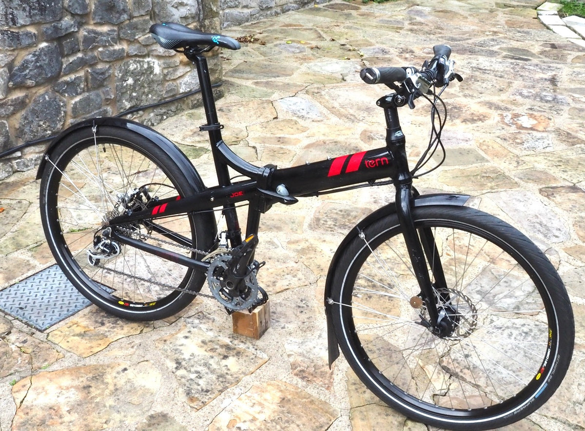 Tern Joe P24 Full Size Folding Bike, Hydraulic Disc Brakes, Extensive Upgrades