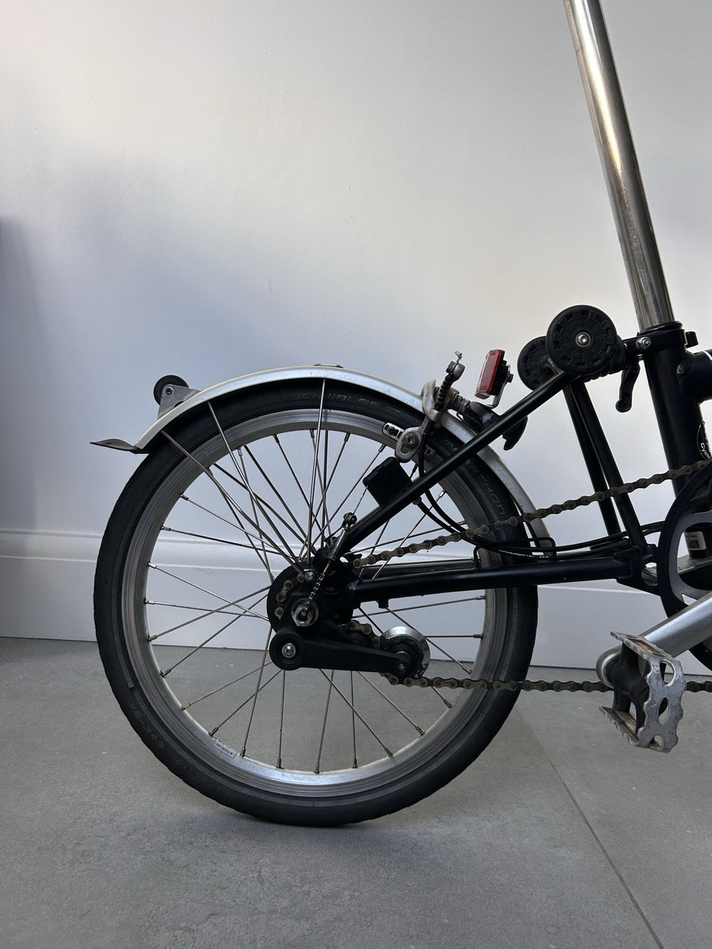 Brompton Folding Bike 3-Speed, Black