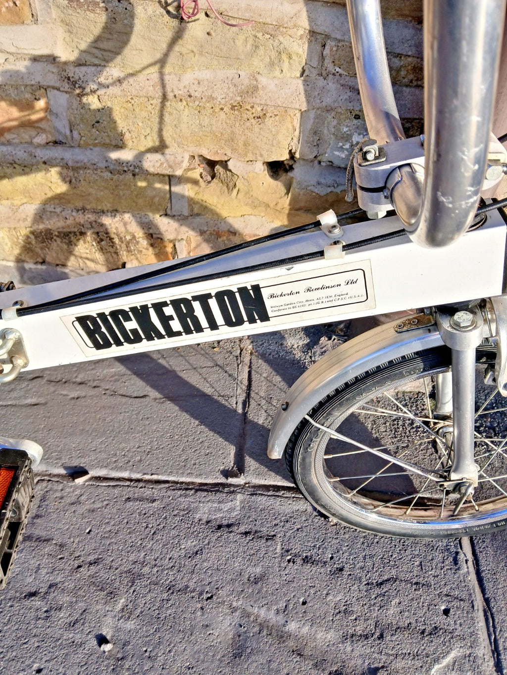 Vintage Bickerton Folding Bike 3 Speed with Bag very tidy bike