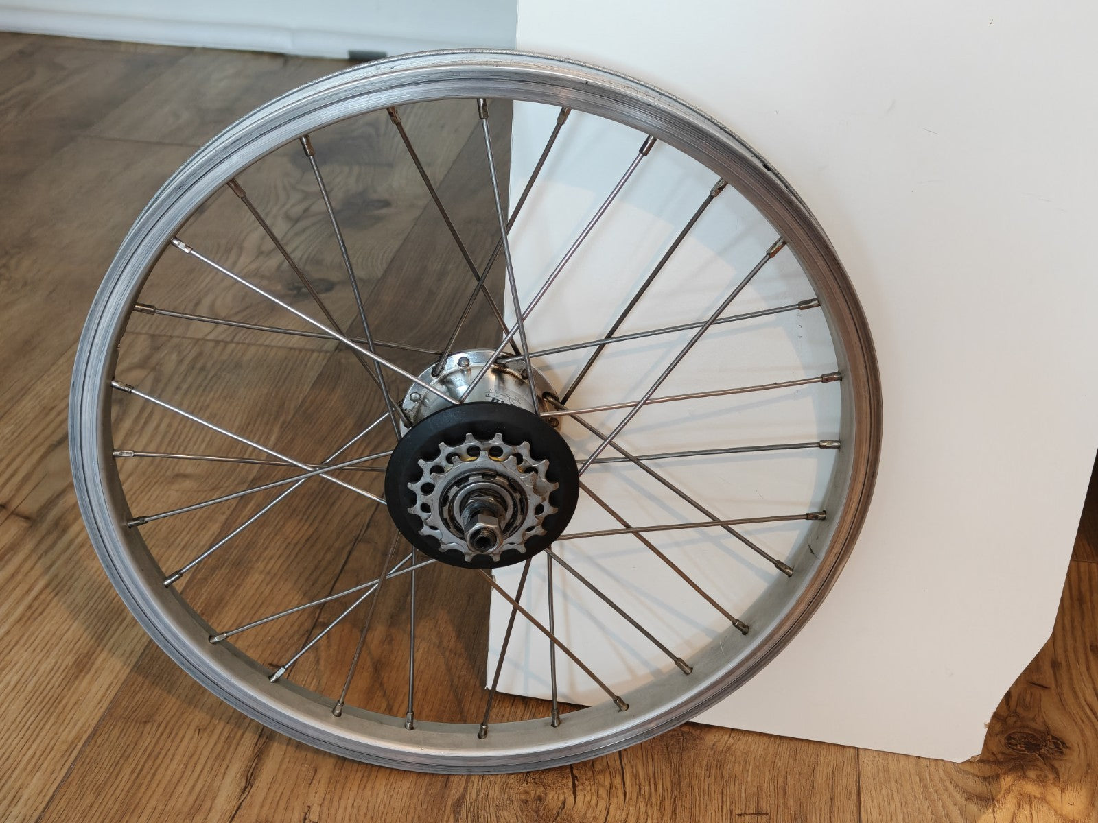 Brompton BSR 6 Speed Rear Wheel  - Silver
