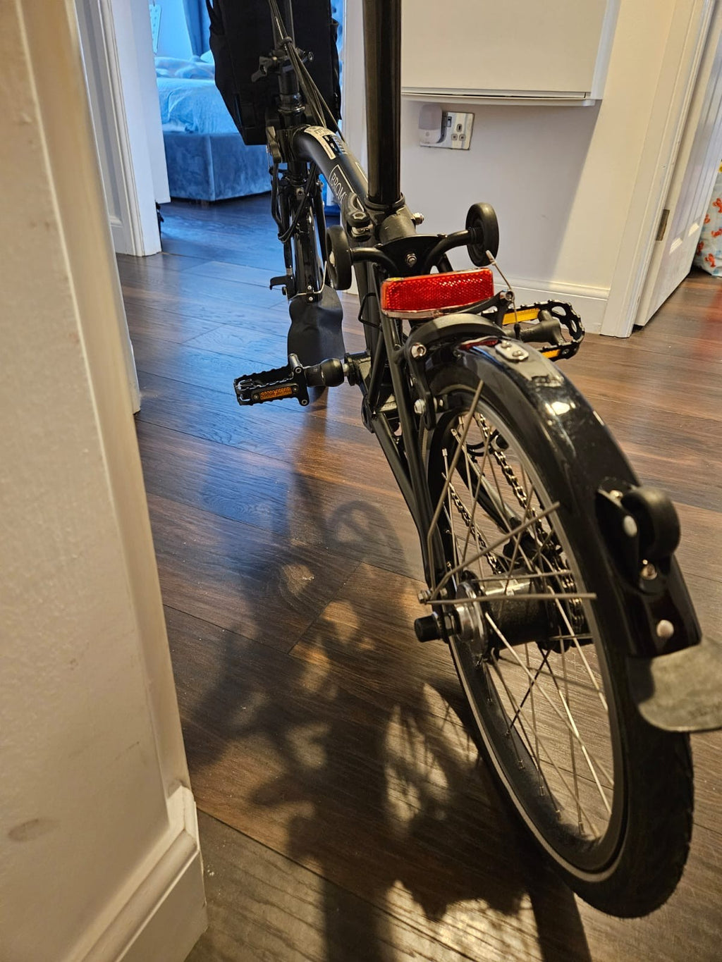 Brompton Electric C Line Explore, 6-Speed, Black, High Handlebar 2023