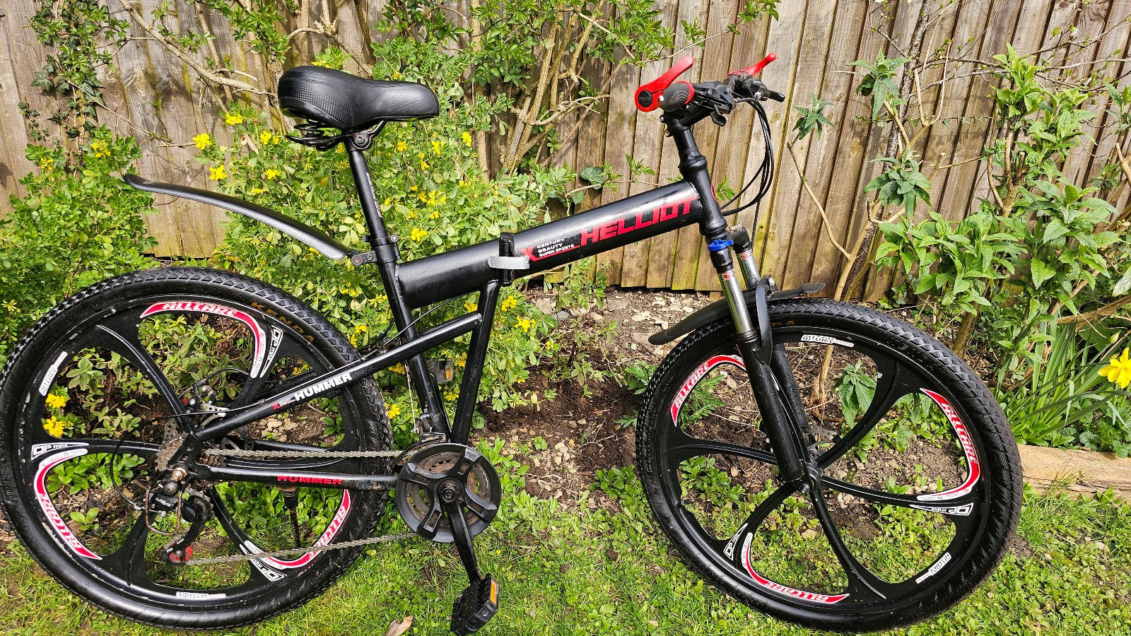 Folding Hybrid Bike - Helliot Hummer X-Century Super Sports