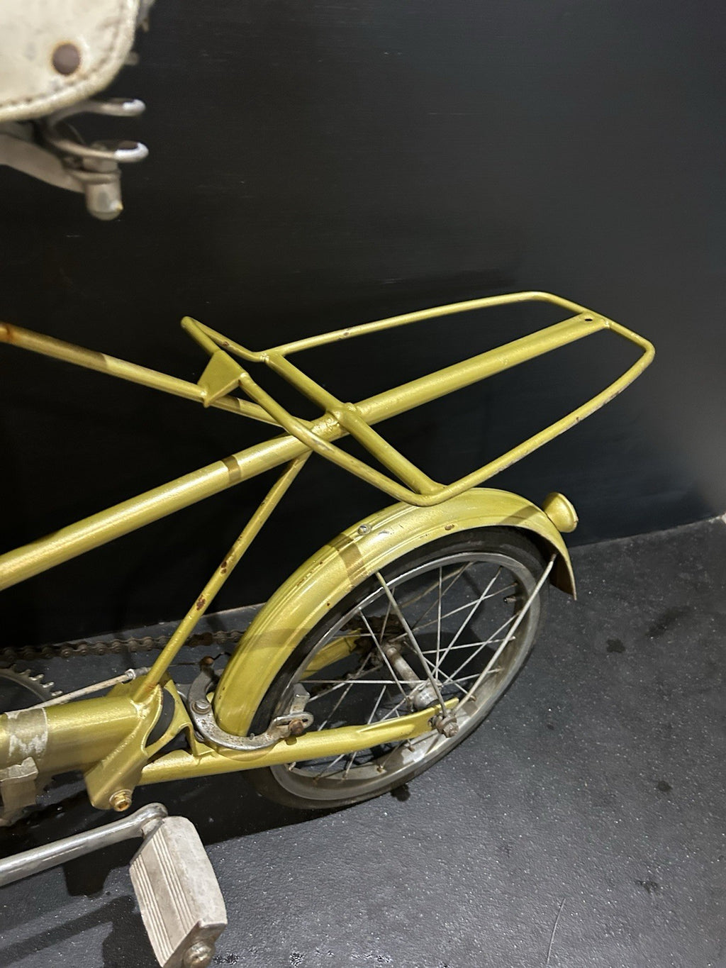 Moulton Mini Folding Bike 16in 1972 Steel 1 Speed Rack Mudguards Caliper
