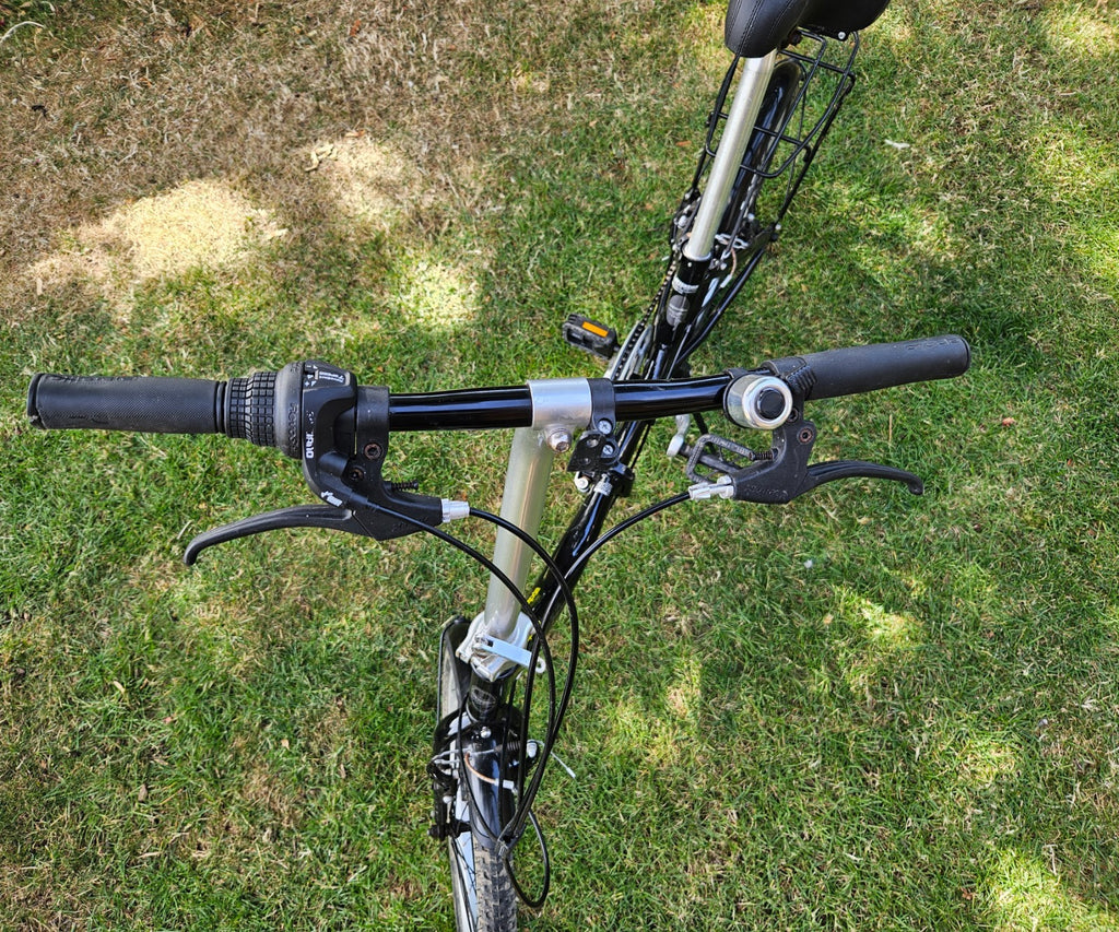 Apollo Contour Unisex Folding Bike 7 Speed, Black, 20" Wheels