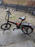 Zinc 20 Inch Wheel Size Eco Unisex 36V Folding  Bike, Black comes with charger
