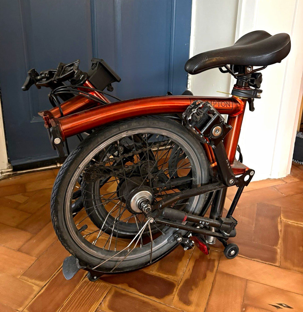 Brompton Black Edition Flame Lacquer 6 Gears, Racing handle bars