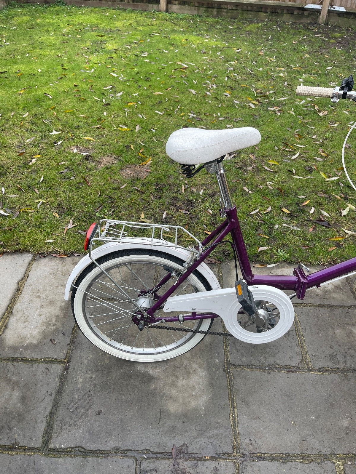 Vintage retro Raleigh Compact folding bike 3 speed Stowaway Shopper fold up bike