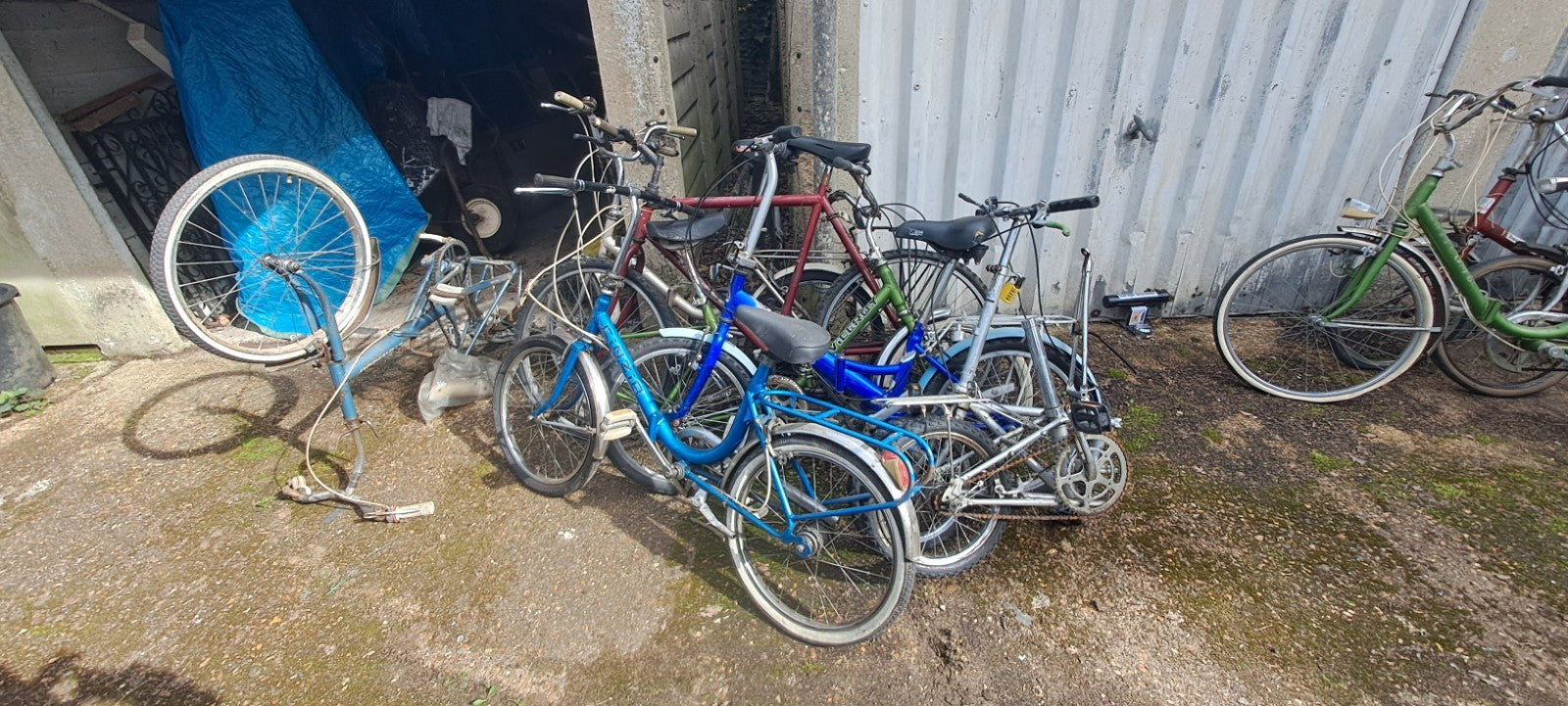 Job Lot, 10+ Vintage Bikes - Foldable - Spares or Repair.