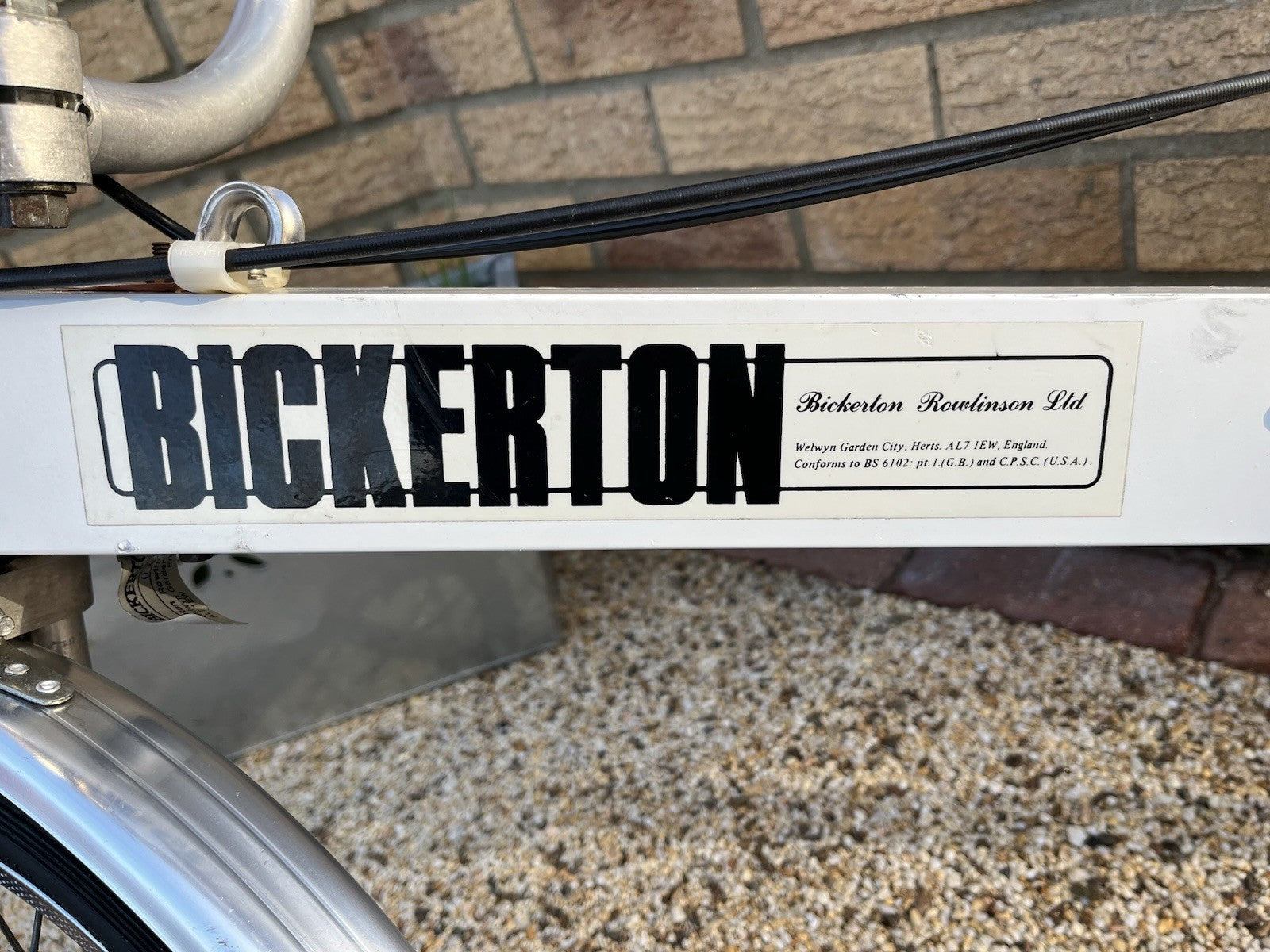 Bickerton Portable Folding Bicycle 3-Speed Classic 1970s Vintage Aluminium Bike