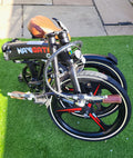 Navigata C1E 20in Folding Bike Black 7-Speed Mechanical Disc Brakes Bell