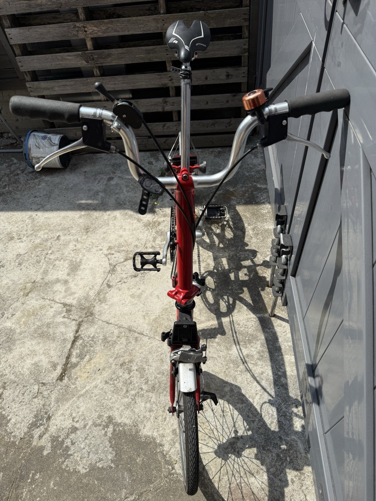 Brompton M3L Folding Bike - Red (3 Speed) - SE9 Collection Only