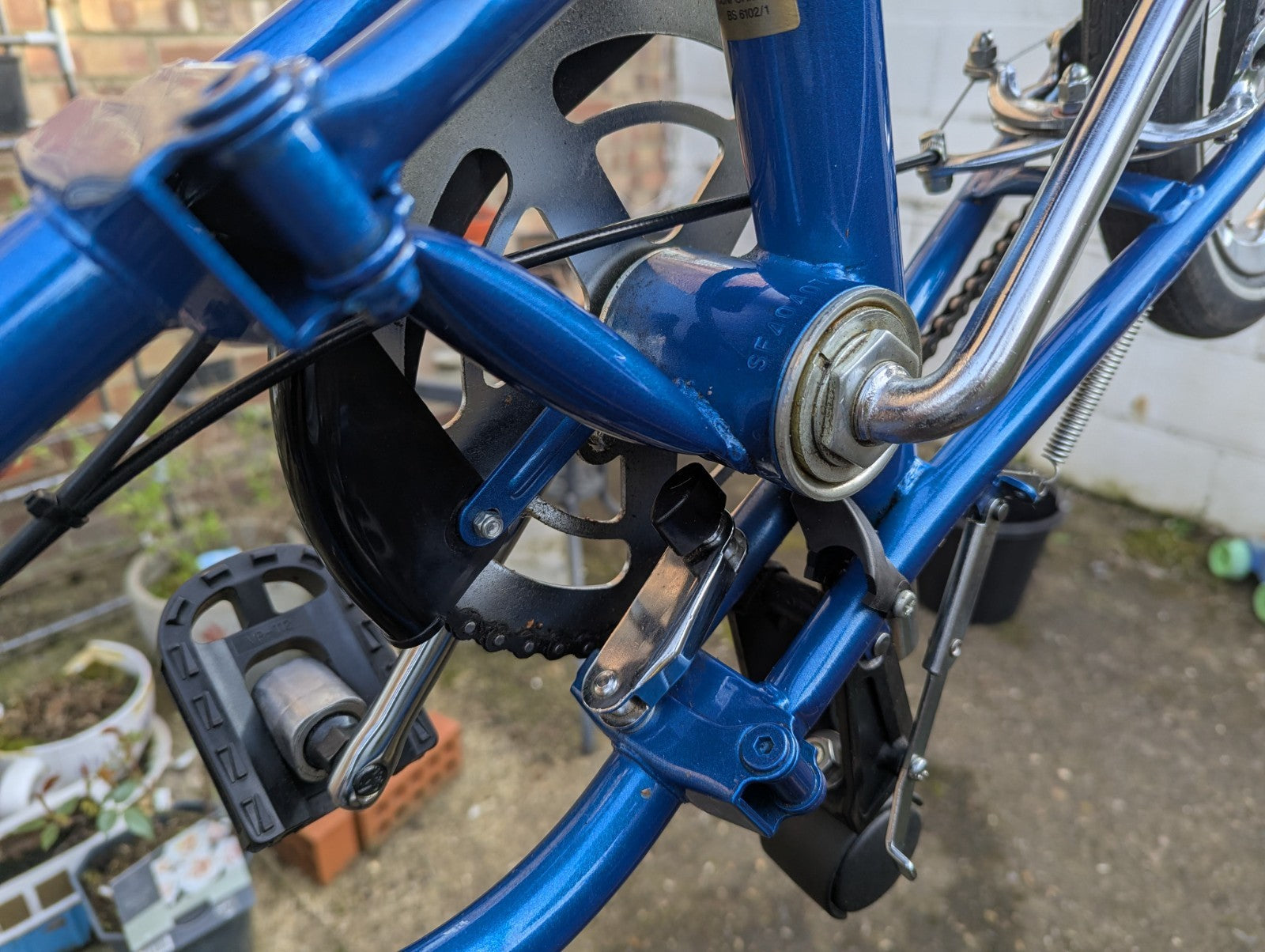 Vintage Dahon Classic III Folding Bike – 3-Speed Sturmey Archer (Blue)