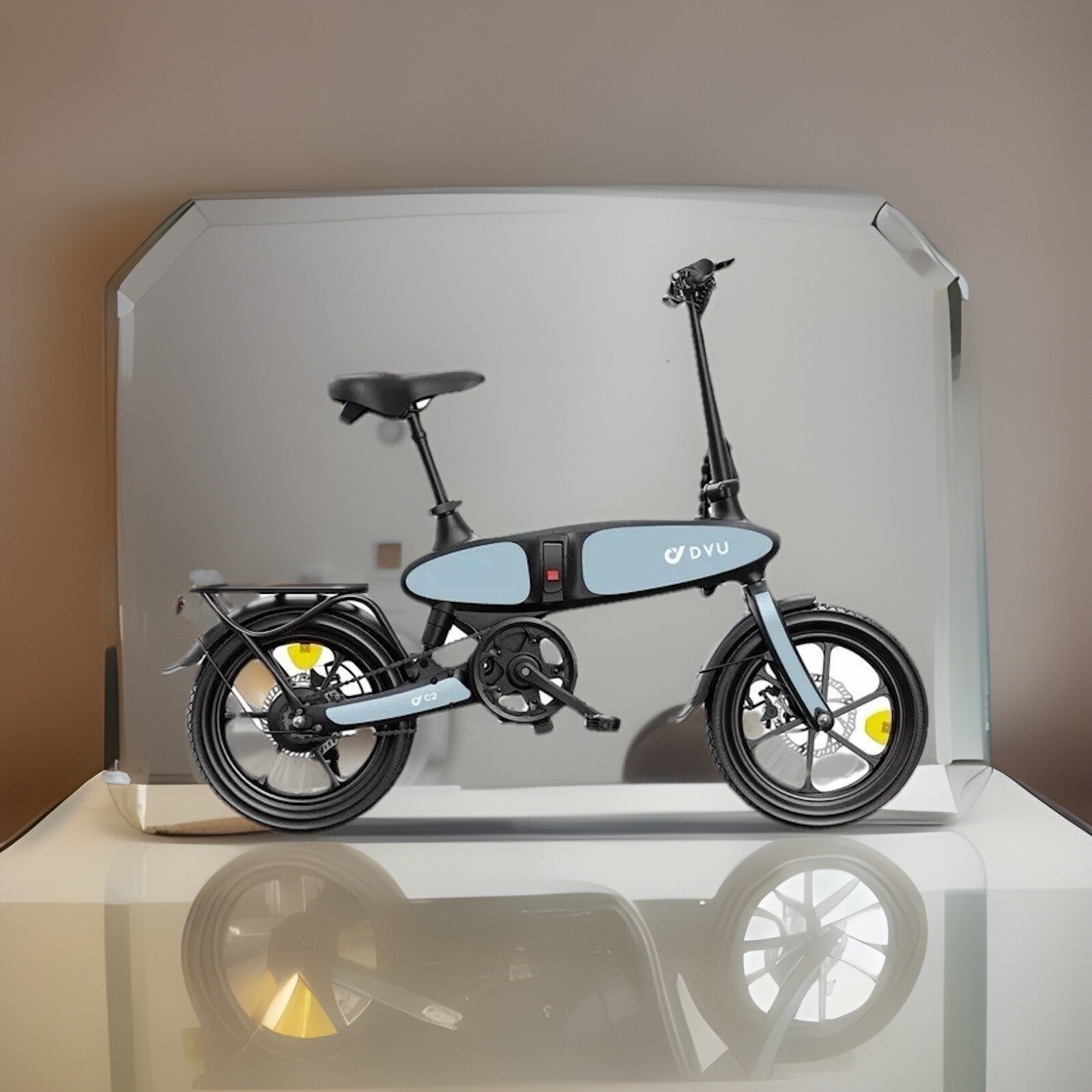 DYU C2 16" Folding Electric Bike – Compact Stylish & Comfortable Urban Ride