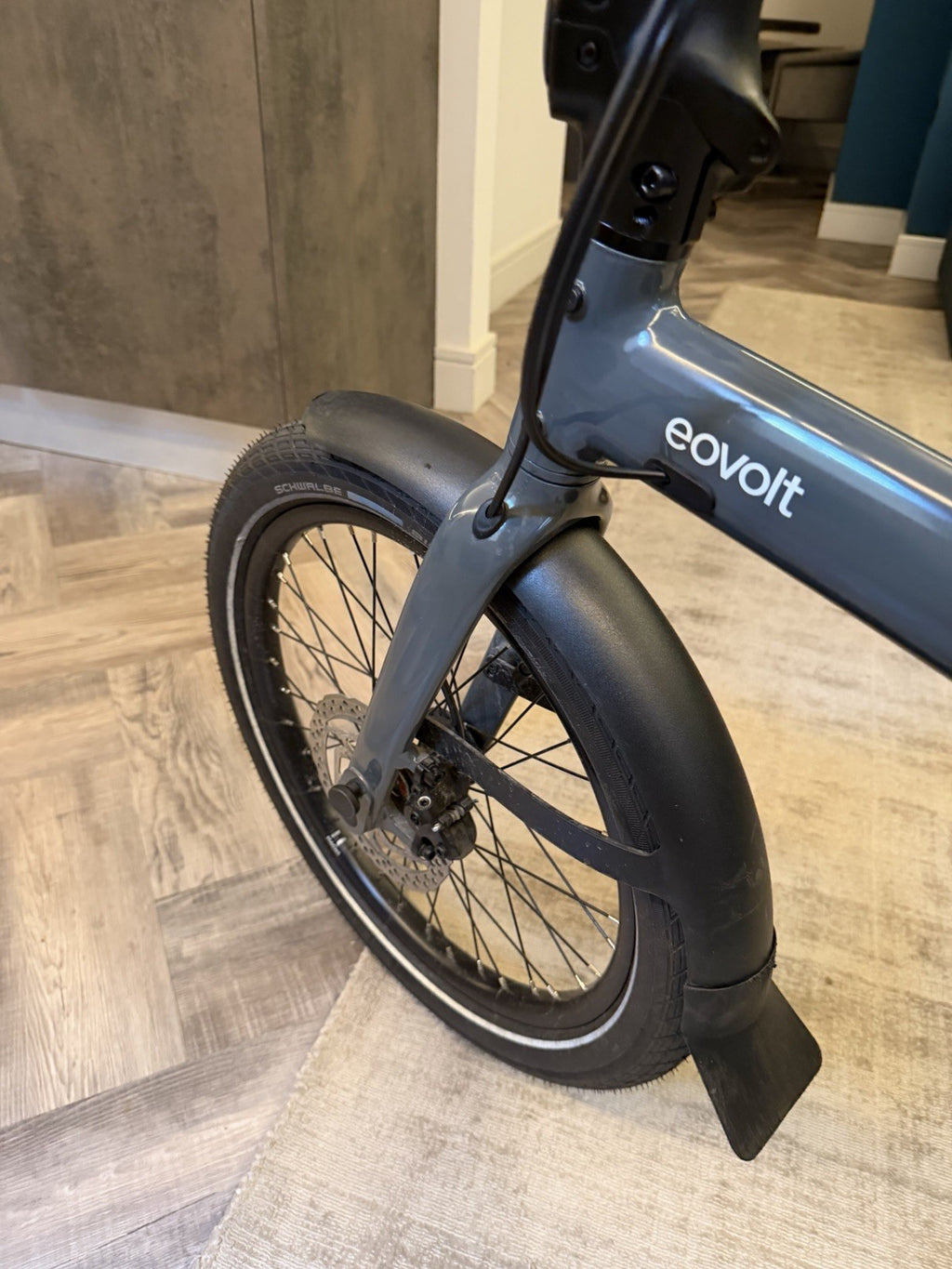 Eovolt Afternoon Pro Folding Bike, Grey - 20" Wheel - £3,000 RRP
