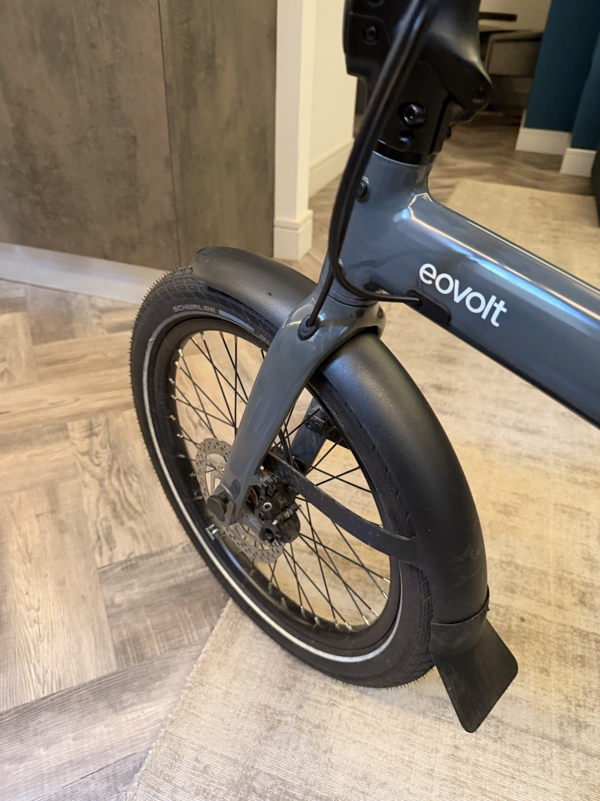 Eovolt Afternoon Pro Folding Bike, Grey - 20" Wheel - £3,000 RRP