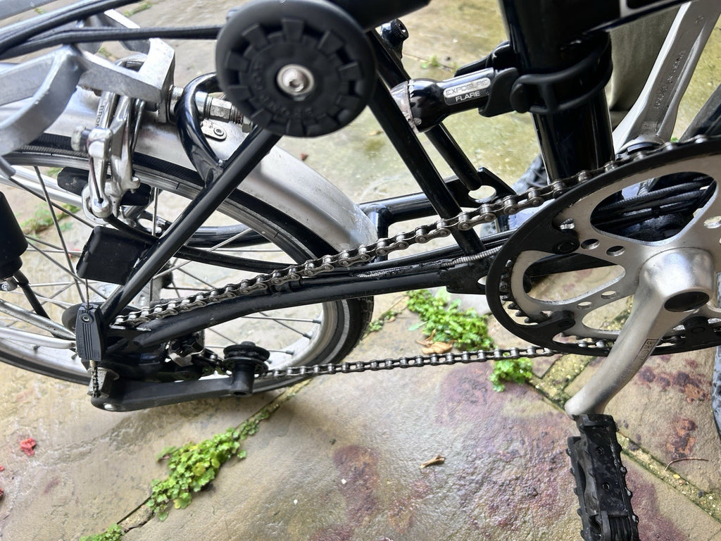 Brompton Folding Bike – 3 Speed – With Rack & Brooks Saddle – Good Condition