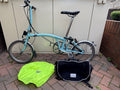 Brompton Folding Bike 2-Speed With Accessories In Great Condition