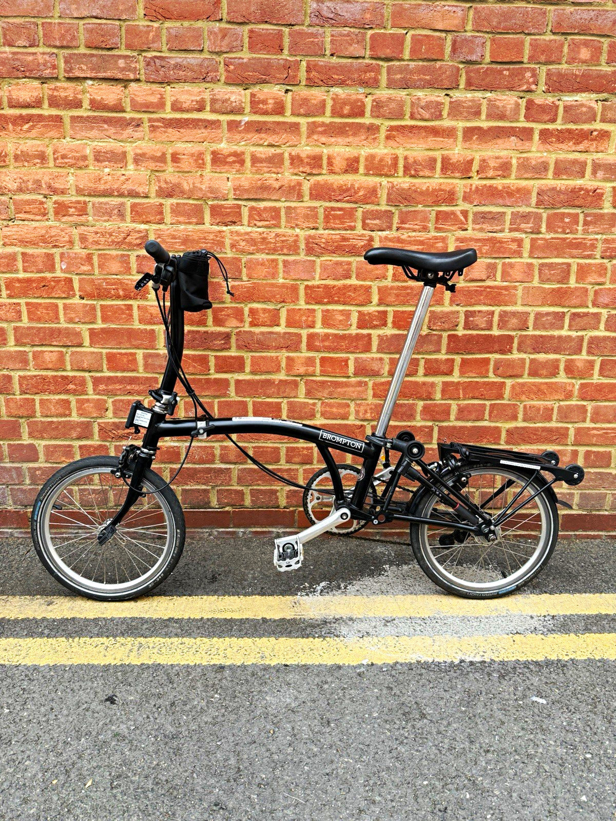 Brompton Folding Bike S6L Matte Black